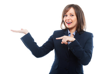 Sticker - Businesswoman pointing