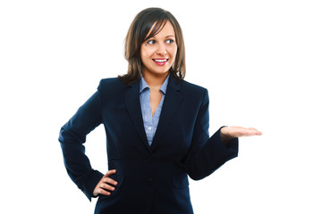 Poster - Businesswoman pointing