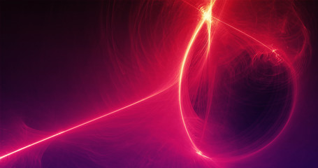  Abstract Background Light Lines And Curves With Particles