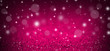 canvas print picture - Pink christmas background