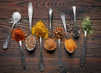 Canvas Print - various spices