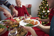 © gpointstudio - Head of the family cutting the turkey