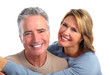 © grinny - Happy smiling elderly couple.