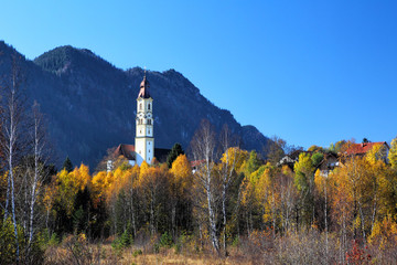 Wall Mural - Herbstlandschaft bei Pfronten