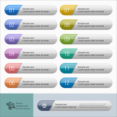 Wall Mural - web button and headline design #vector graphics