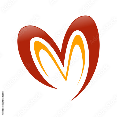 Love M Shape Abstract Buy This Stock Vector And Explore Similar Vectors At Adobe Stock Adobe Stock