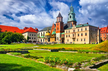 The Historic Castle In Krakow. Poland