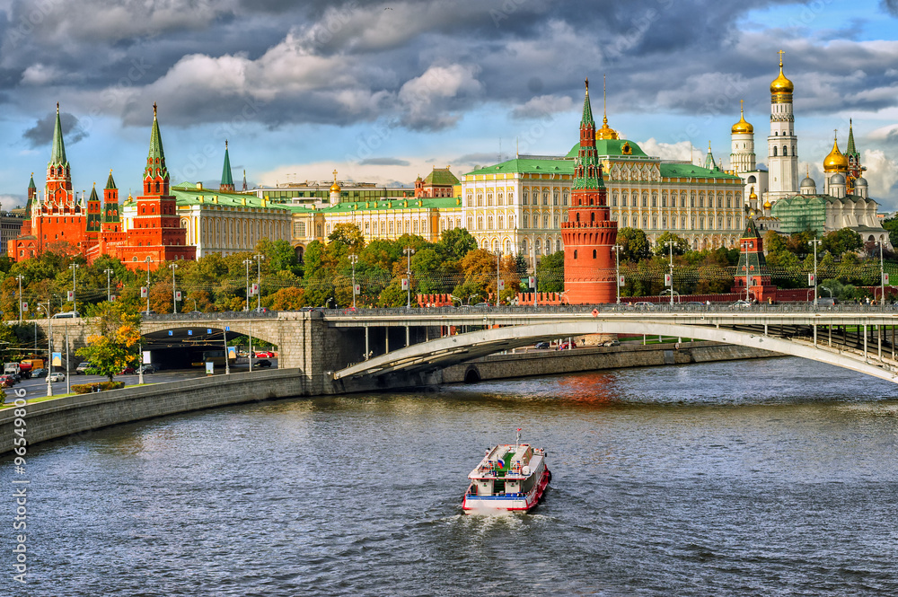 Obraz na płótnie Moscow Kremlin, Russian Federation w salonie