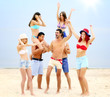 © Africa Studio - Beautiful young people having fun on beach