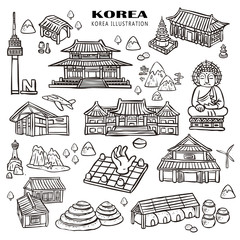 Sticker - South Korea travel collections