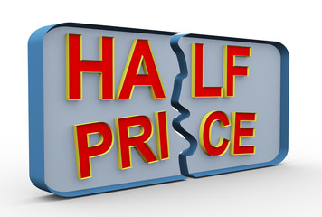 Sticker - 3d half price