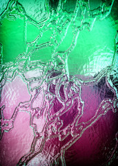 Wall Mural - abstract glass texture