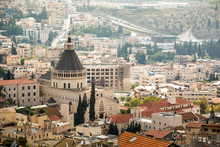 Panorama Of Nazareth, Israel