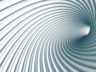 Wall Mural - abstract white tunnel design background