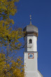 Dorkirche Gmund am Tegernsee im Herbst