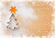 Creative winter time baking background