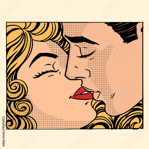 retro-buziak-mezczyzna-i-kobieta-milosc-para