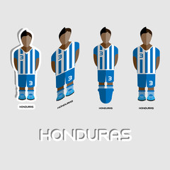 Wall Mural - Honduras Soccer Team Sportswear Template