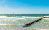 Fototapeta Morze - Windige Ostsee-Baltic sea/Germany