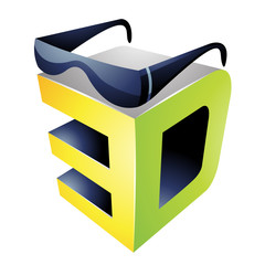 Poster - 3d Display Technology Symbol