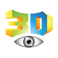 Poster - 3d Display Technology Symbol