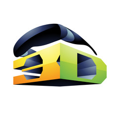 Poster - 3d Display Technology Symbol