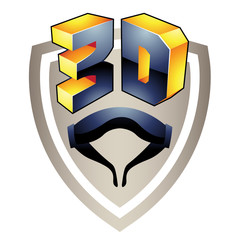 Poster - 3d Display Technology Symbol