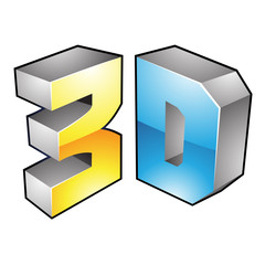 Poster - 3d Display Technology Symbol