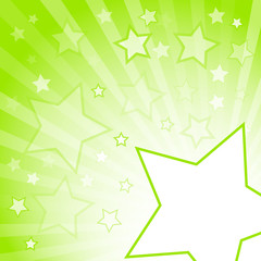 Poster - Abstract background with stars