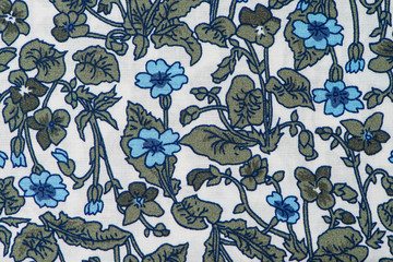 Fabric with floral patter