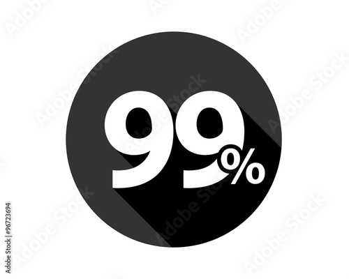 99 percent discount sale black friday Poster Mural XXL