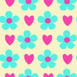 © vector_art - Seamless floral pattern on the pastel background
