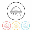 © vectorchef - Tray line icon