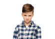 © Syda Productions - angry boy in checkered shirt