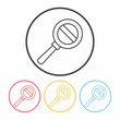 © vectorchef - Magnifier line icon