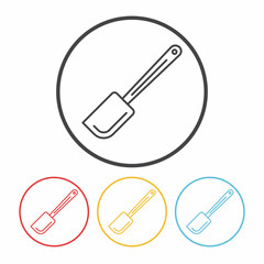 Sticker - Spatula line icon