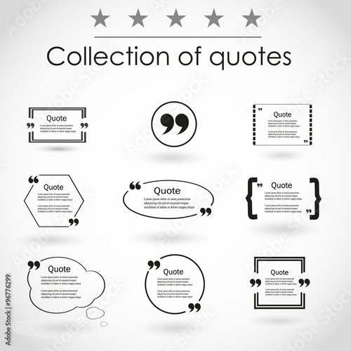 Fotografía Quotation Mark Speech Bubble. Quote sign icon.