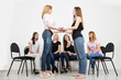 © kopitinphoto - Coach and support group during psychological therapy. training for women. development of sensuality, sexuality
