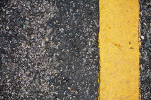 Yellow Line On The Road