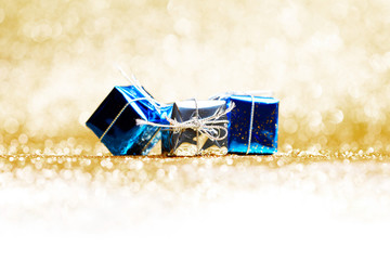 Blue holiday gifts