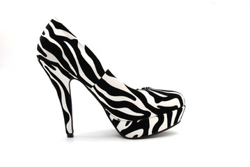 Zebra High Heels