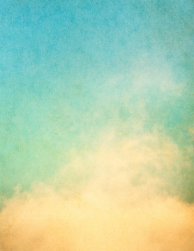 Fototapete - Grunge Clouds