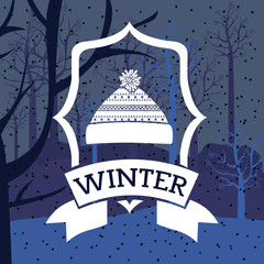 Sticker - winter sale design 