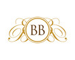 BB Luxury Ornament initial Logo