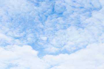 cloud on the blue sky.