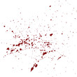 canvas print picture - Blood Drops Texture. Splatter Background