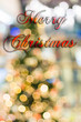 © daliu - Christmas typography, Merry Christmas concept on blur background