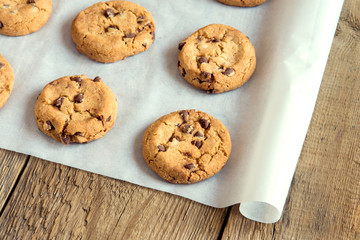 Canvas Print - Chocolate chip cookies