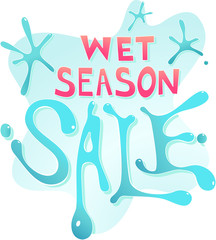 Wall Mural - Snow Wet Season Sale