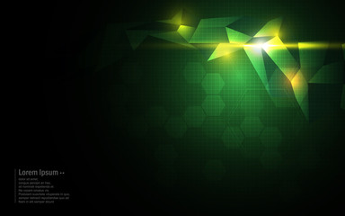 Wall Mural - vector abstract background polygonal pattern tech innovation concept